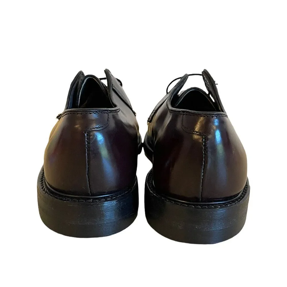 Knapp K160 Brown Leather Dress Shoe Men 7 EE Goodyear GT Oil Proof USA B27 92029